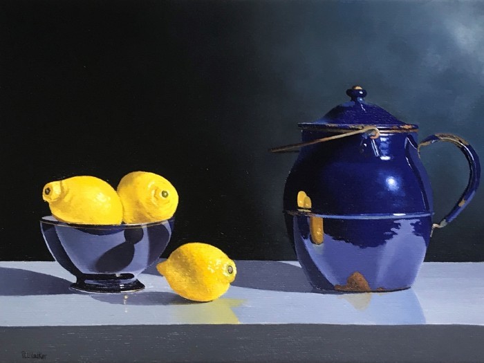 Robert Walker - Blue Enamel and Lemons