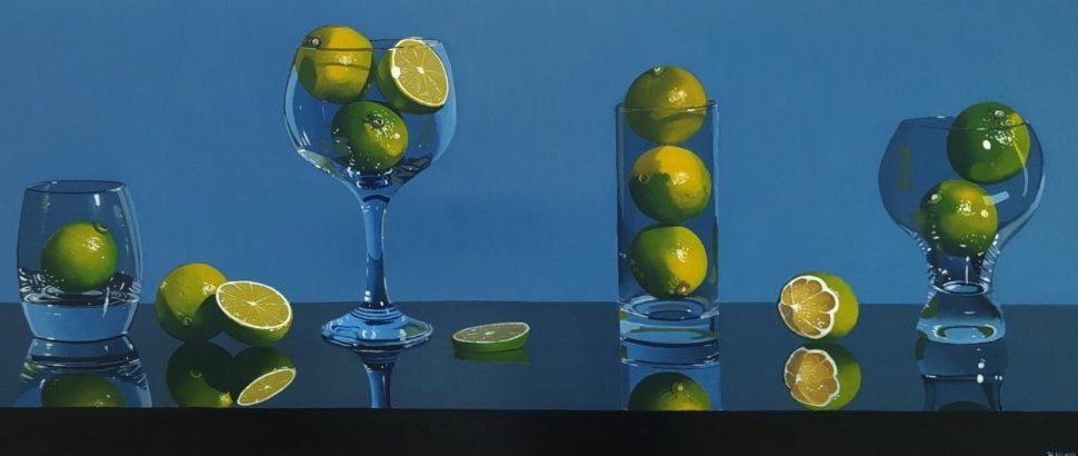 Robert Walker Limes And Glasses